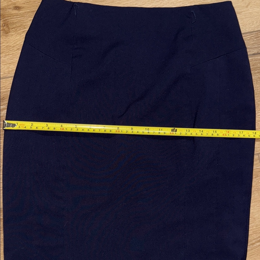 H&M Navy Pencil Skirt - Picture 5 of 9